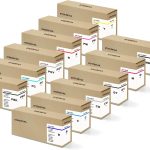 PFI-1700 700ml Pigment Ink Tank Compatible with Canon PFI 1700 for imagePROGRAF PRO-2000 PRO-4000 PRO-4000S PRO-6000S Large Format Printers, ( MBK, PBK, C, M, Y, R, GY, B, PGY, PC, PM, CO, 12-Pack )